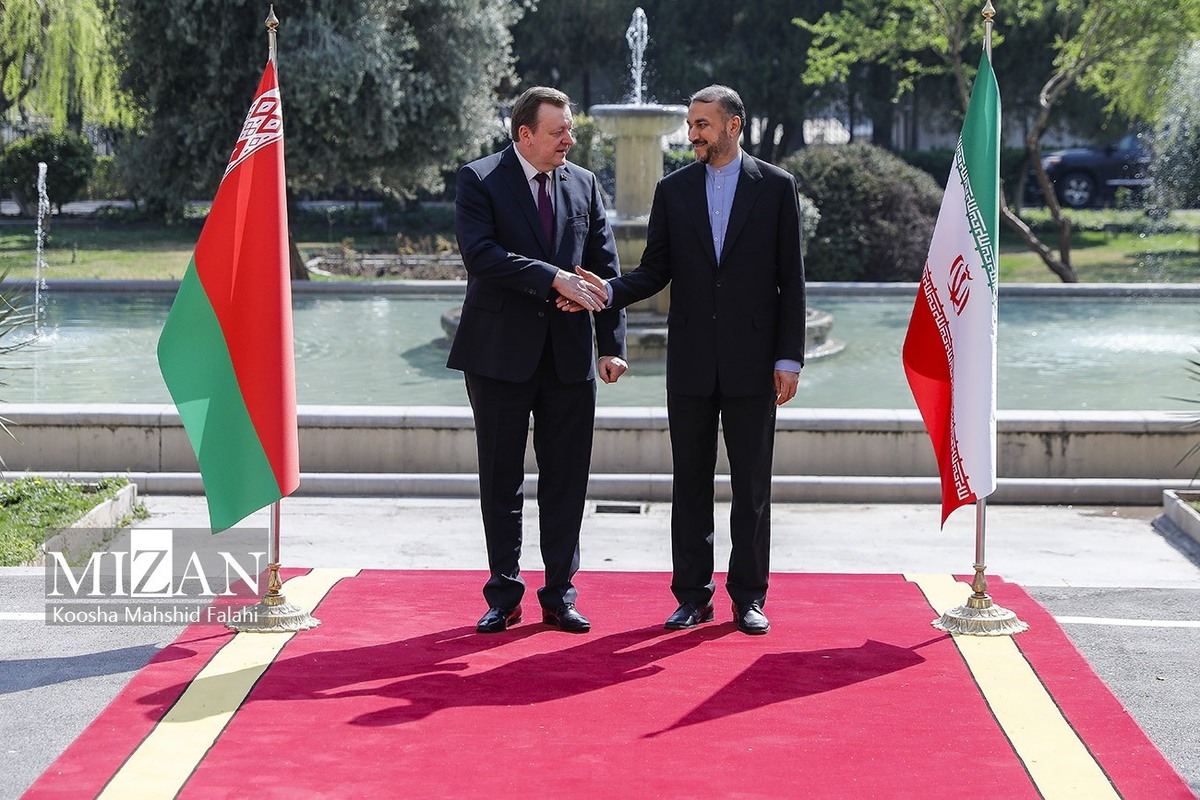دیدار وزرای امور خارجه ایران و بلاروس