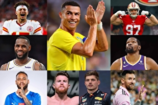 لیست پردرآمدترین ورزشکاران جهان؛ ۲۷۵ میلیون دلار در جیب رونالدو/ فوتبالیست‌ها در صدر