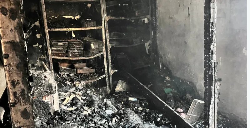 Kamal Adwan Hospital staffs burned in fire