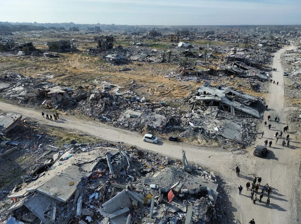 Aerial images reveal the extent of Israel's devastation in Gaza
