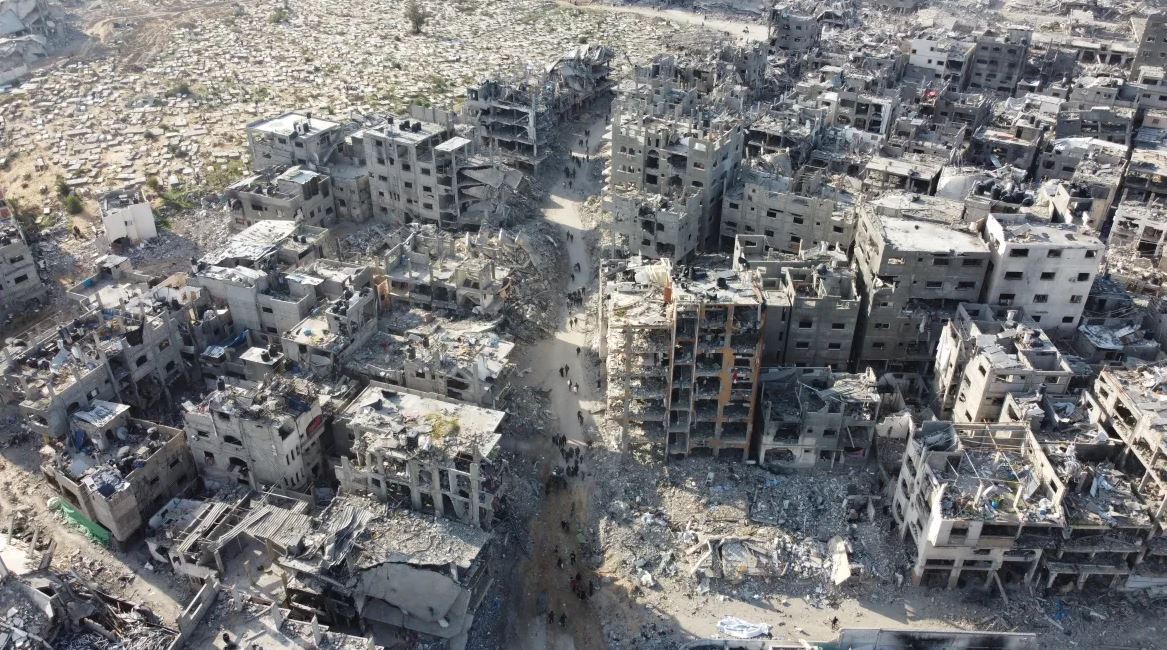 Aerial images reveal the extent of Israel's devastation in Gaza