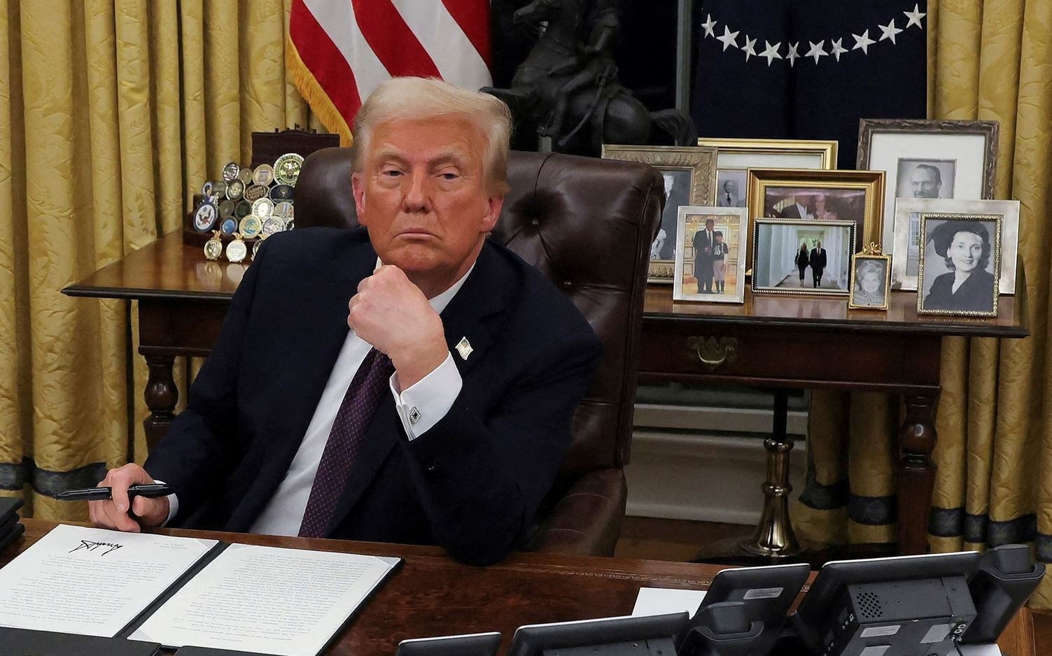 Trump's controversial executive orders on his first day in office Trump's controversial executive orders on his first day in office