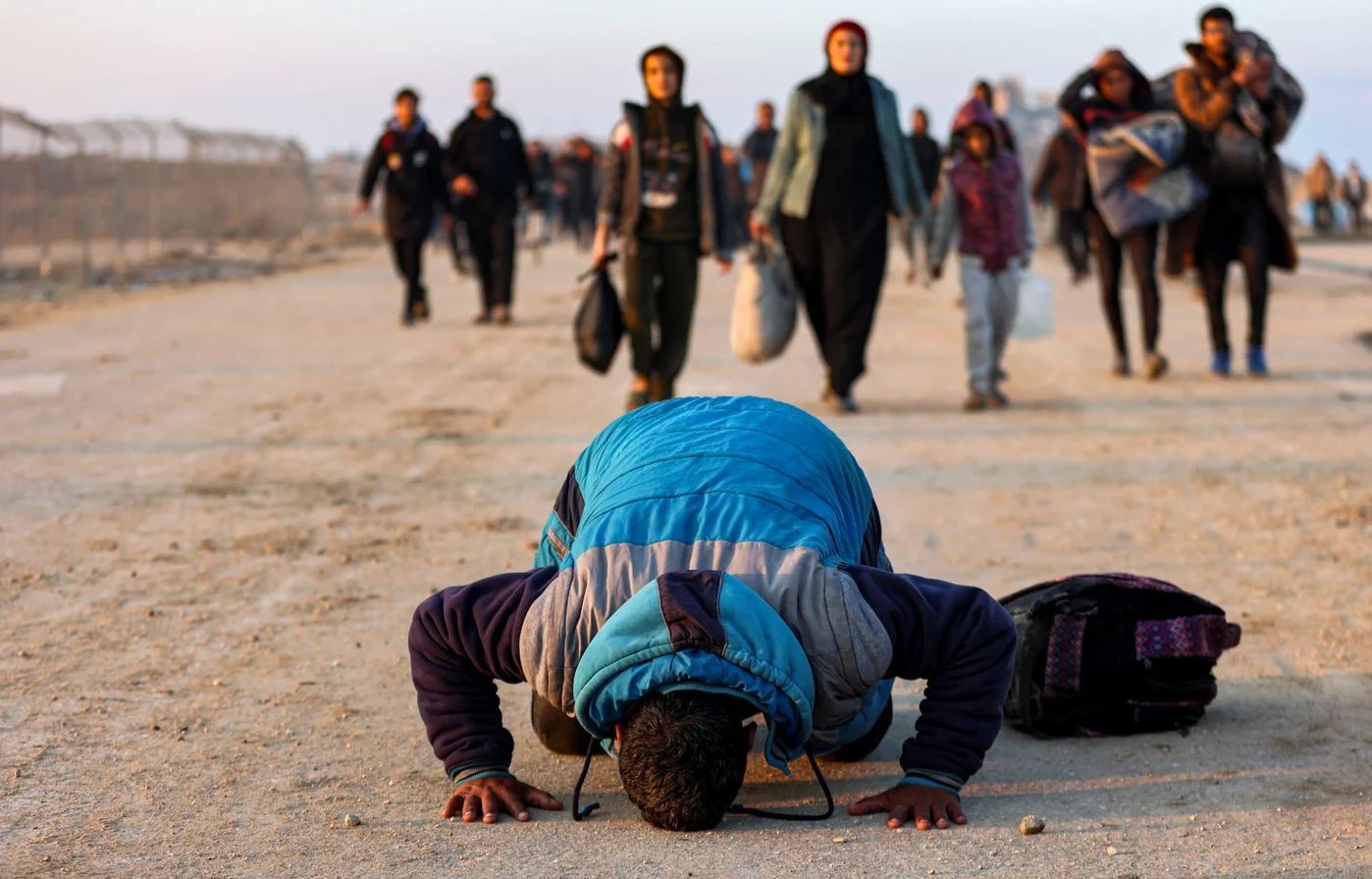 Reaction of Palestinians in Gaza to Trump's 'clean out' plan