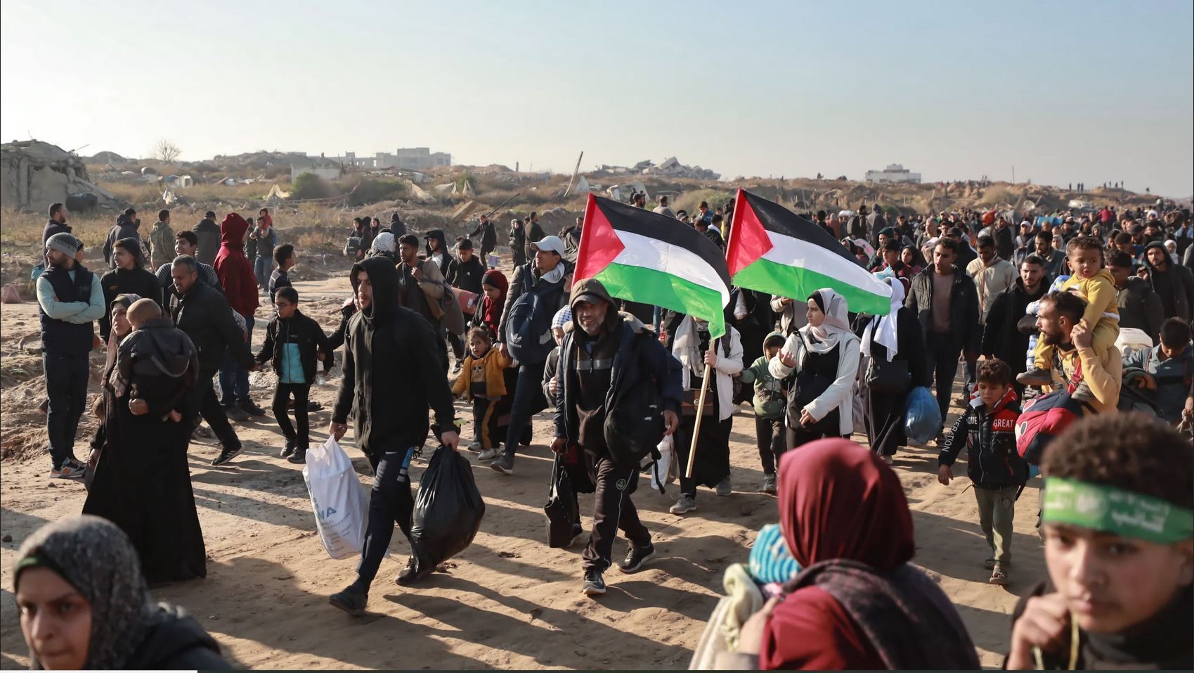 Reaction of Palestinians in Gaza to Trump's 'clean out' plan