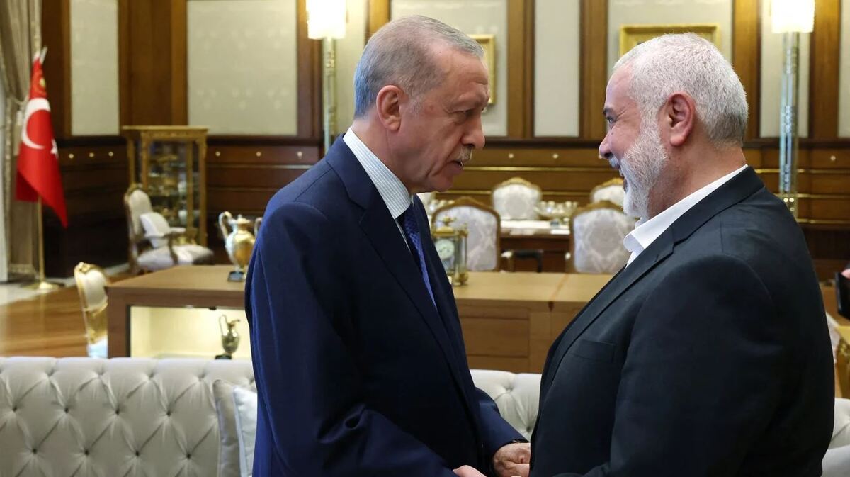 Members of Haniyeh’s family leave Gaza