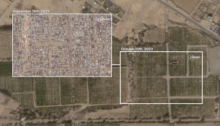 Mapping the ruins: Satellite evidence of urban collapse across Gaza Mapping the ruins: Satellite evidence of urban collapse across Gaza