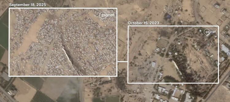 Mapping the ruins: Satellite evidence of urban collapse across Gaza Mapping the ruins: Satellite evidence of urban collapse across Gaza