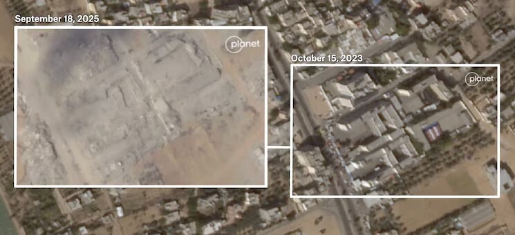 Mapping the ruins: Satellite evidence of urban collapse across Gaza Mapping the ruins: Satellite evidence of urban collapse across Gaza