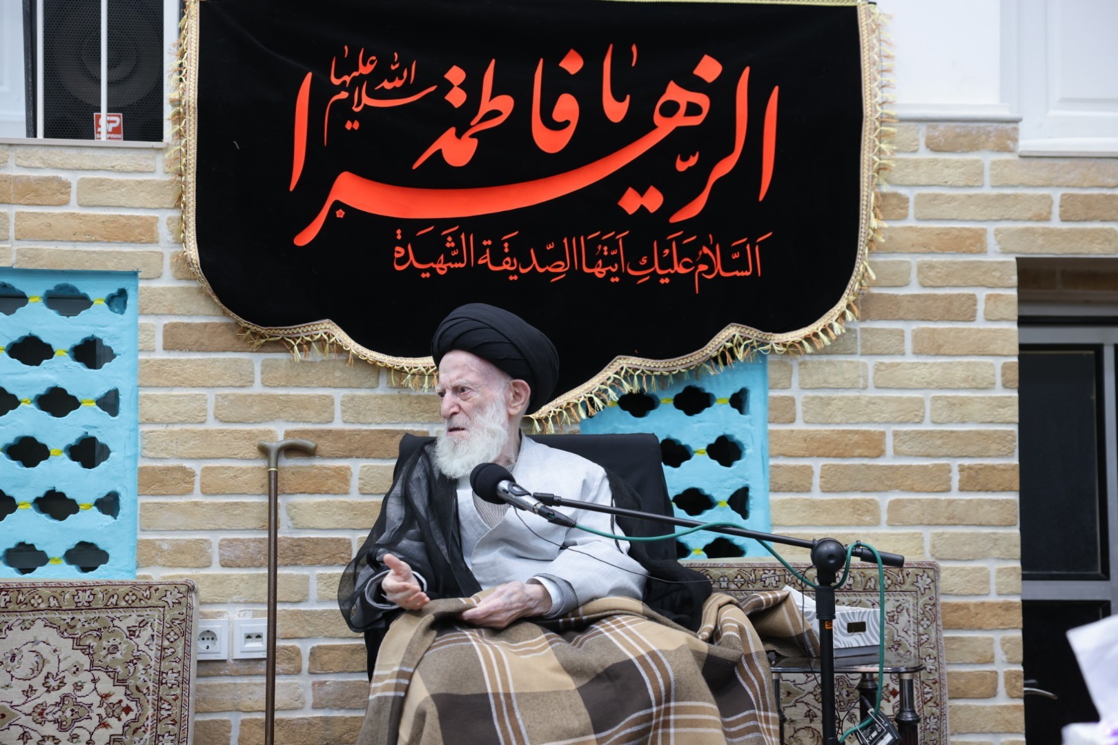 Meeting of the Head of the Judiciary with Grand Ayatollahs Sobhani, Javadi Amoli, Makarem Shirazi, and Shobeiri Zanjani