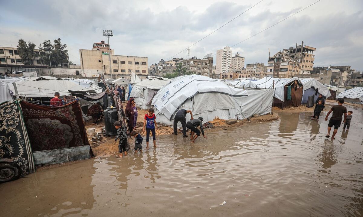 When tents become traps; Gaza’s displaced battle cold, mud, and fear