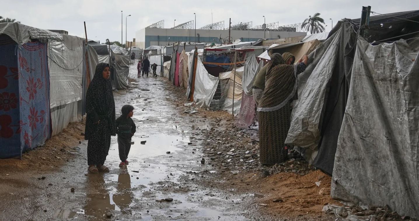 When tents become traps; Gaza’s displaced battle cold, mud, and fear
