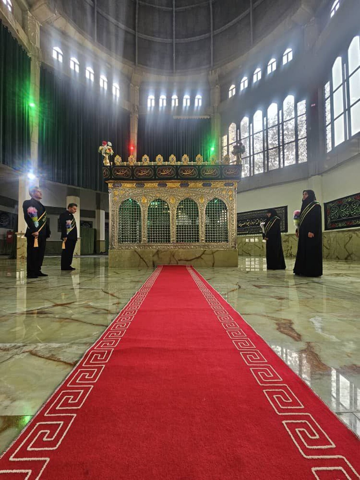 Unveiling of the new shrine of Imamzadegan Aynali and Zeynali (AS)