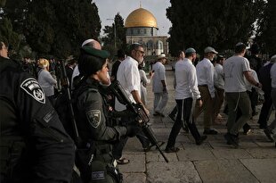 Zionist settlers raid on Al-Aqsa Mosque