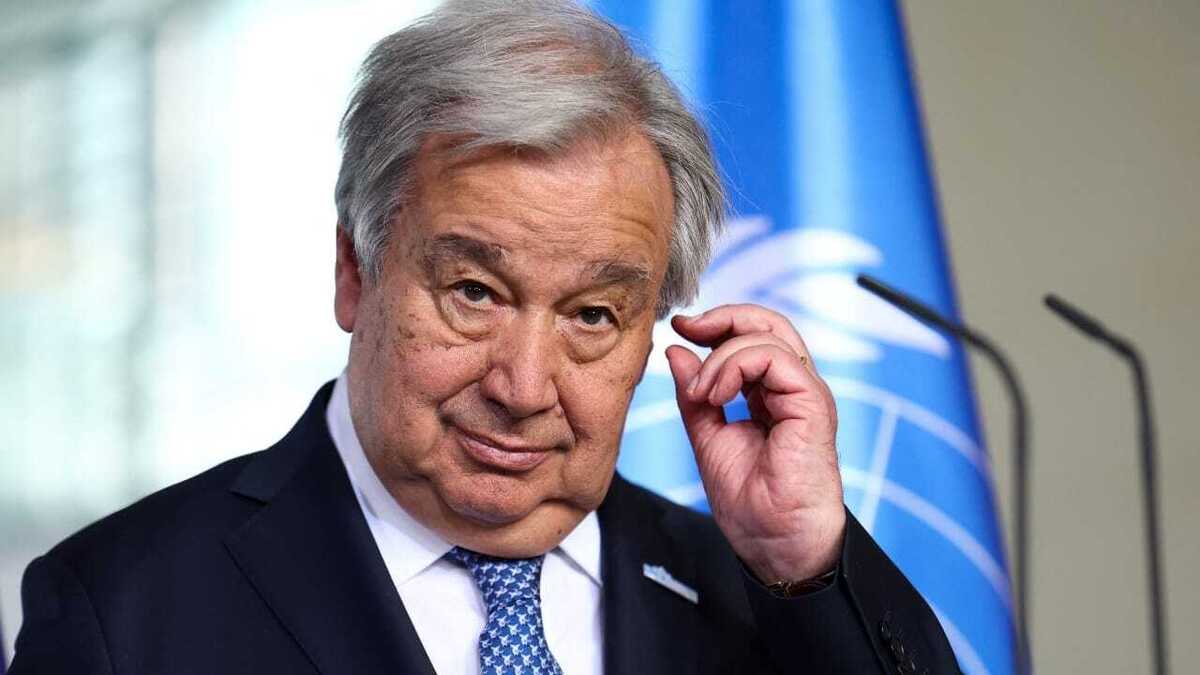 When Guterres pretends to be asleep! When Guterres pretends to be asleep!