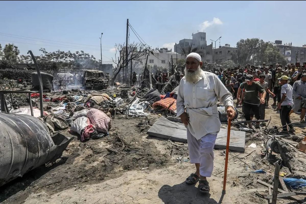 Weapons of war, Made in Britain: The Al-Mawasi massacre through survivors' eyes Weapons of war, Made in Britain: The Al-Mawasi massacre through survivors' eyes