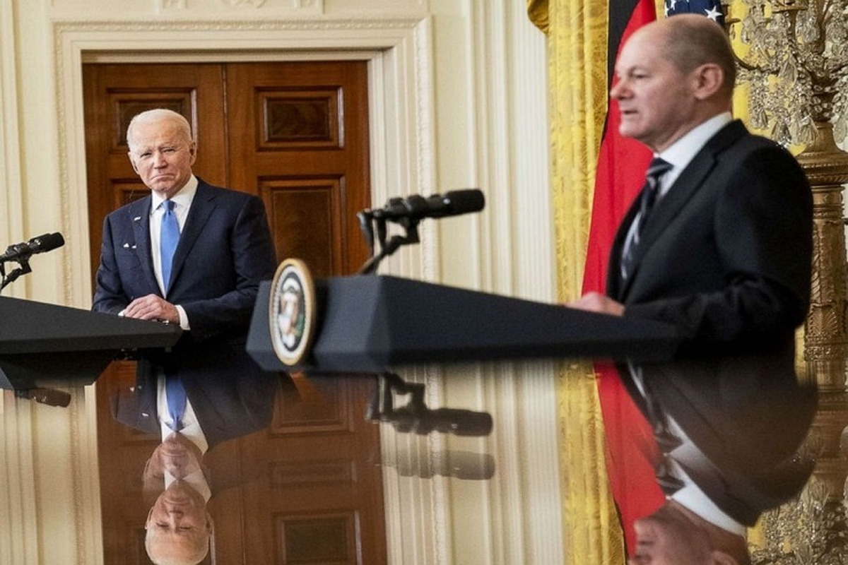 دیدار بایدن و شولتز/ درخواست کی‌یف برای دریافت هزاران گلوله خمپاره از اروپا