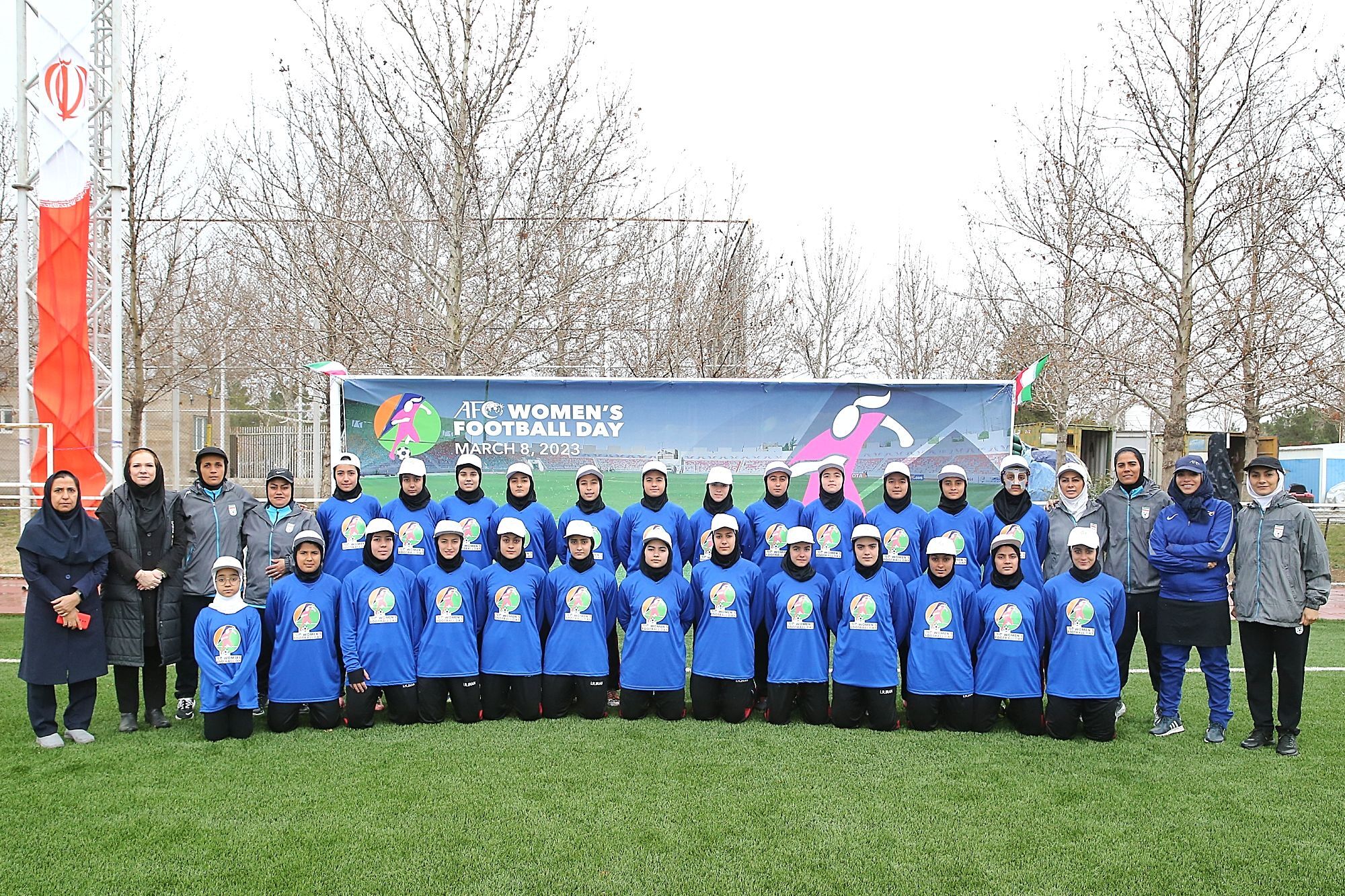 مراسم روز جهانی فوتبال بانوان برگزار شد