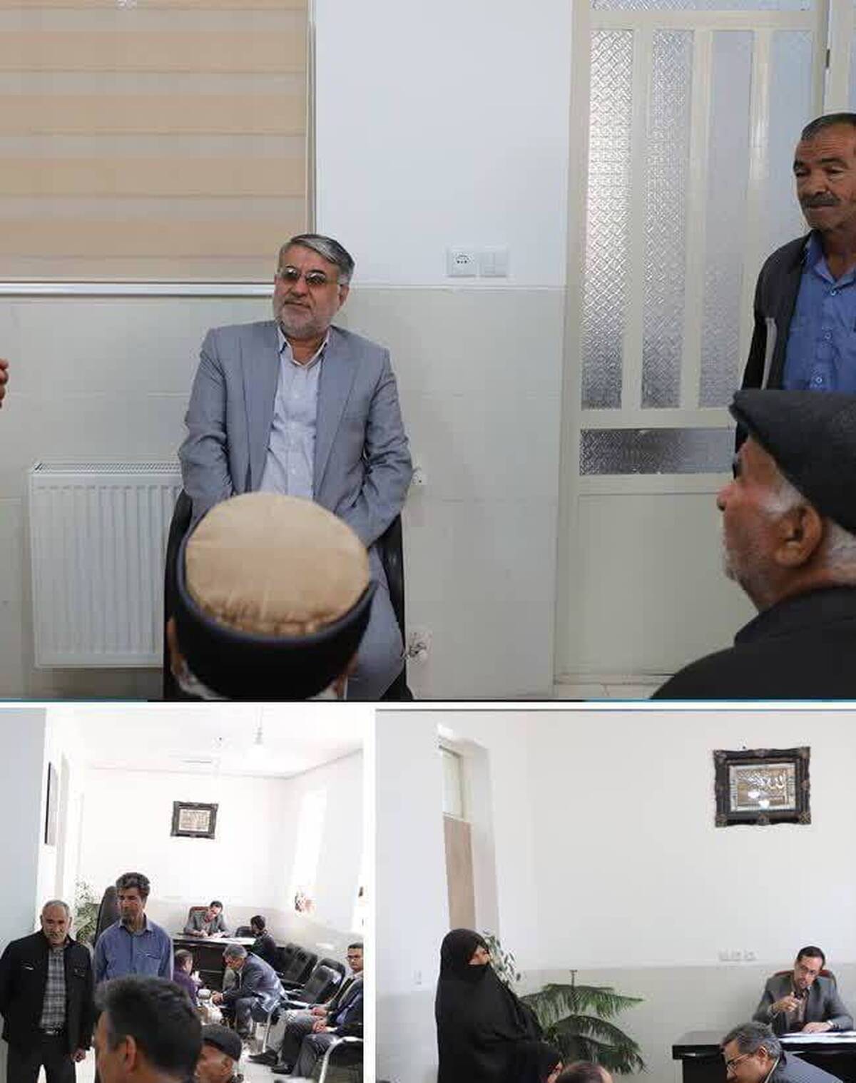 مدیران قضایی استان یزد به درخواست ۲۰ نفر از اهالی بخش نیر رسیدگی کردند