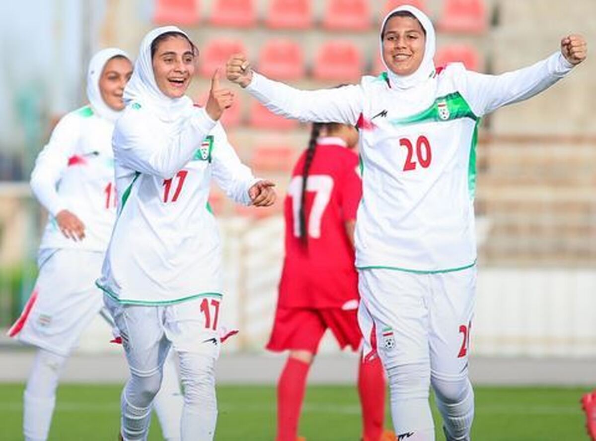 پیروزی پر گل تیم ملی فوتبال دختران در تورنمنت فوتبال نوجوانان کافا