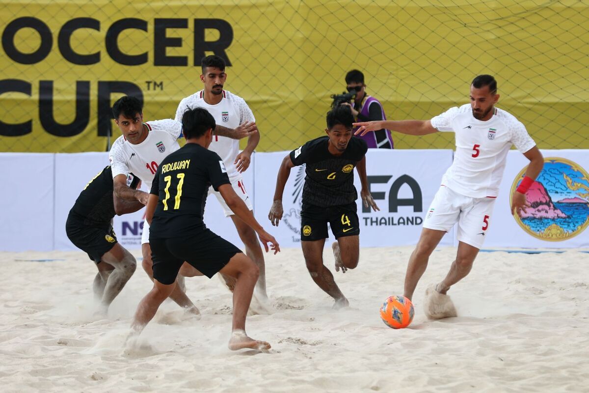 فوتبال ساحلی قهرمانی آسیا| ایران نخستین گام را با قدرت برداشت