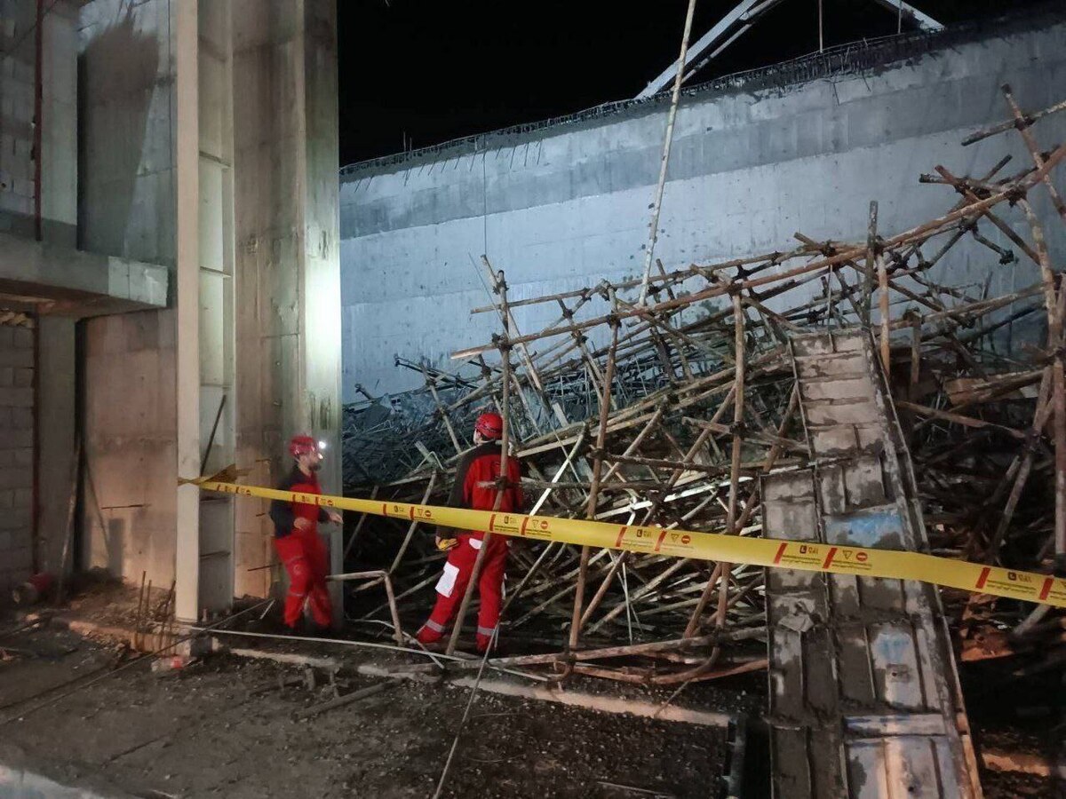 ۱۱ نفر از کارگران در حادثه فرودگاه امام خمینی آسیب سطحی دیدند