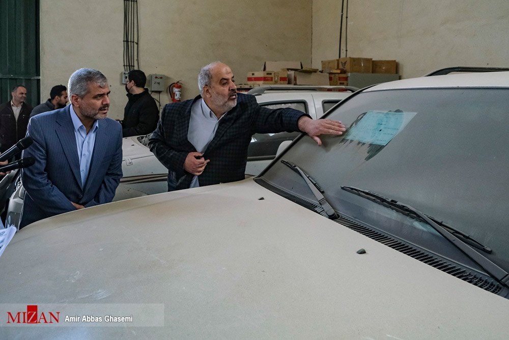 بازدید سرزده رئیس کل دادگستری استان تهران از انبار و پارکینگ شورای هماهنگی مبارزه با مواد مخدر در غرب استان/ دستور رئیس دادگستری استان تهران برای بررسی پرونده تک تک خودروهای توقیفی/ تشکیل پرونده و تعیین تکلیف وسایل نقلیهای که مربوط به اموال قاچاقچیان است بازدید سرزده رئیس کل دادگستری استان تهران از انبار و پارکینگ شورای هماهنگی مبارزه با مواد مخدر در غرب استان/ دستور رئیس دادگستری استان تهران برای بررسی پرونده تک تک خودروهای توقیفی/ تشکیل پرونده و تعیین تکلیف وسایل نقلیهای که مربوط به اموال قاچاقچیان است