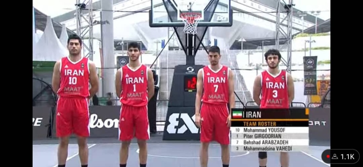 بسکتبال ۳ نفره کاپ آسیا| دومین پیروزی پسران ایران مقابل مالزی رقم خورد