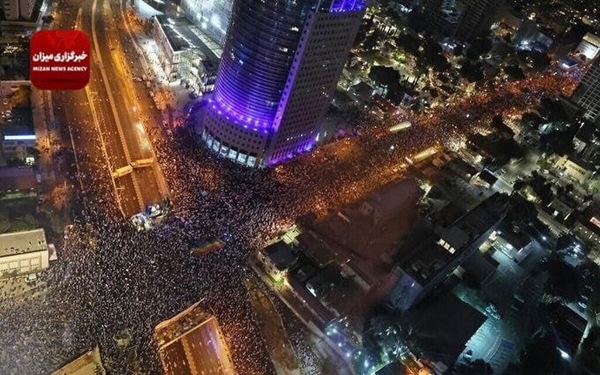 حضور بیش از ۱۷۵ هزار نفر در تظاهرات علیه نتانیاهو در تل‌آویو