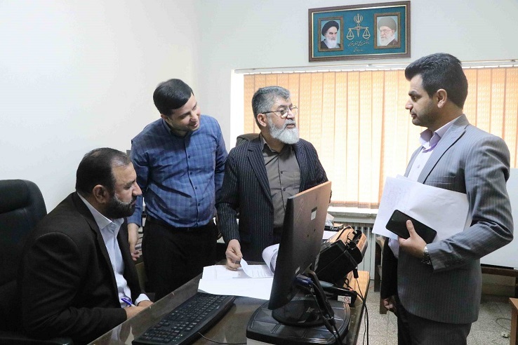 دادستان تهران به صورت سرزده از دادسرای ناحیه ۲۳ بازدید کرد دادستان تهران به صورت سرزده از دادسرای ناحیه ۲۳ بازدید کرد