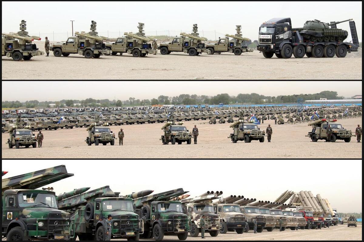 رونمایی و الحاق بیش از هزار تجهیزات و تسلیحات به یگان‌های نیروی زمینی ارتش
