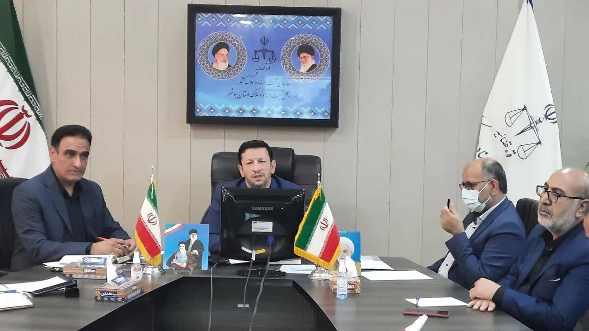 نشست اعضای قضایی در هیئت‌های اداره کل ثبت اسناد و املاک استان بوشهر  برگزار شد