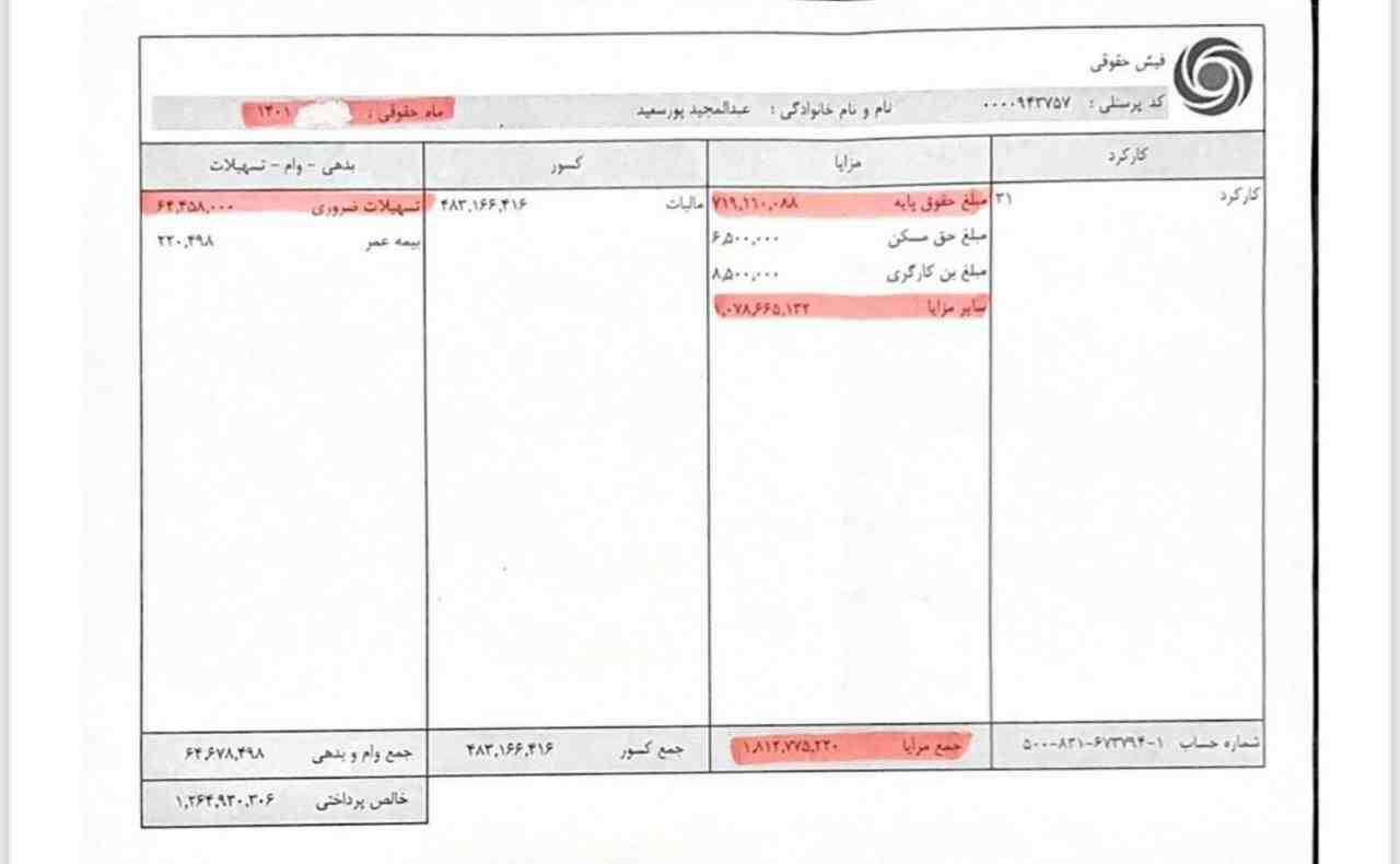 حقوق ۱۸۰ میلیونی مدیرعامل بانک ایران زمین تکذیب شد