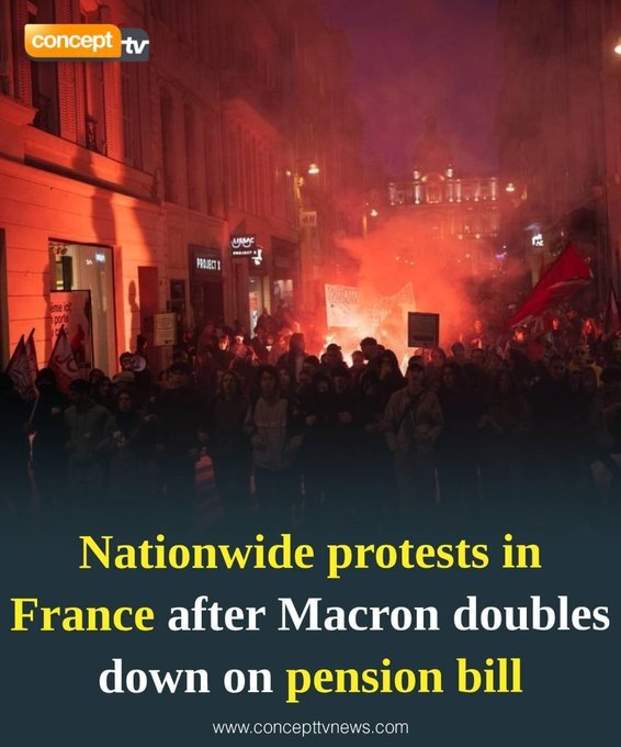 گسترش اعتراضات ضد دولتی در فرانسه پس از اظهارات مکرون