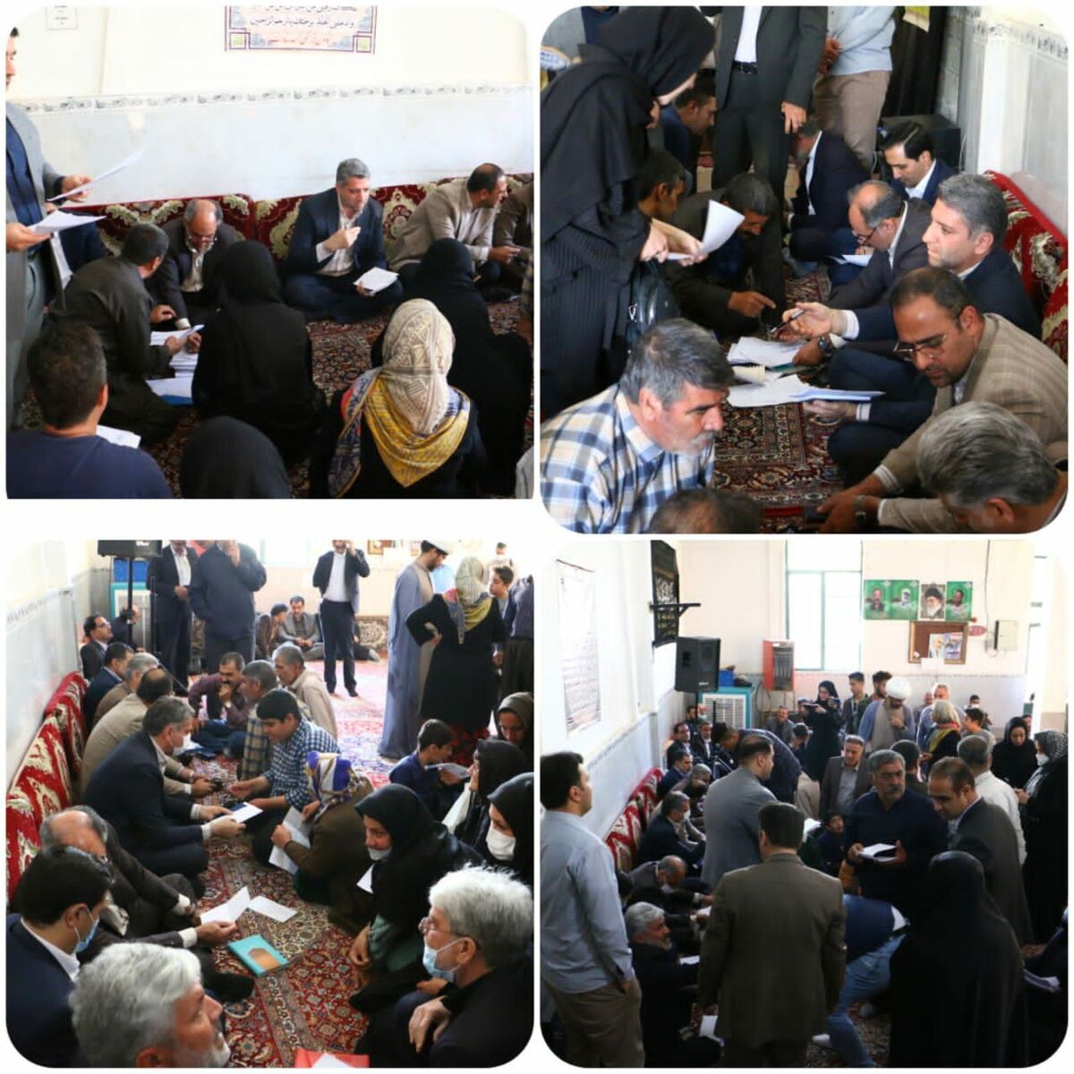 رئیس کل دادگستری استان کرمانشاه با حضور در مسجد سادات محله کرناچی به مشکلات مردم رسیدگی کرد