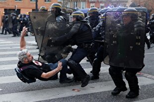 گروه‌های حقوق بشری: پلیس در اعتراضات فرانسه از تاکتیک‌های خشن استفاده می‌کند