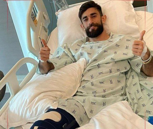 میزان مصدومیت و دوری قلی زاده از میادین مشخص شد + عکس