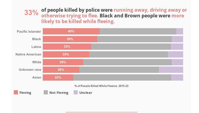 قتل هزار و ۲۰۰ شهروند آمریکایی به دست پلیس در سال ۲۰۲۳