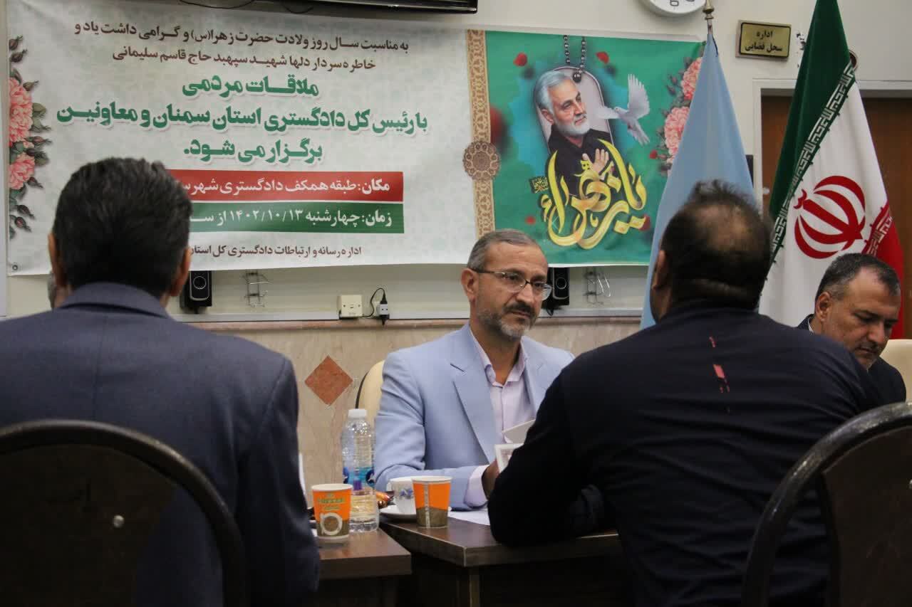 مسئولان قضایی به مناسبت سالروز شهادت شهید سلیمانی به مشکلات حقوقی و قضایی مردم رسیدگی کردند