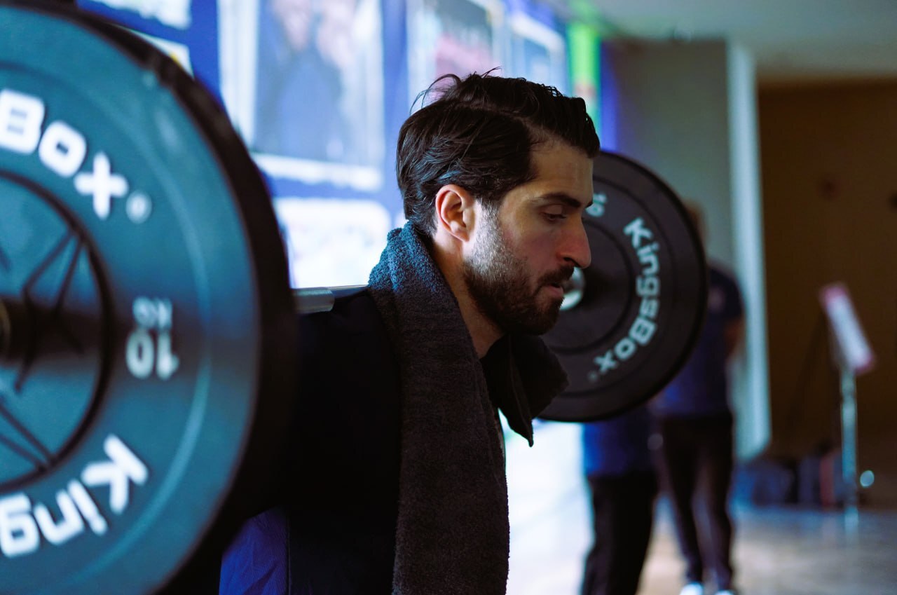 ملیپوشان فوتبال ایران صبح امروز وزنه زدند ملیپوشان فوتبال ایران صبح امروز وزنه زدند