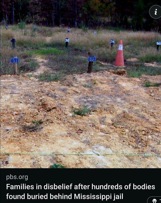 کشف اجساد ۲۱۵ نفر در گورهای بینشان نزدیک یک زندان ایالتی آمریکا کشف اجساد ۲۱۵ نفر در گورهای بینشان نزدیک یک زندان ایالتی آمریکا
