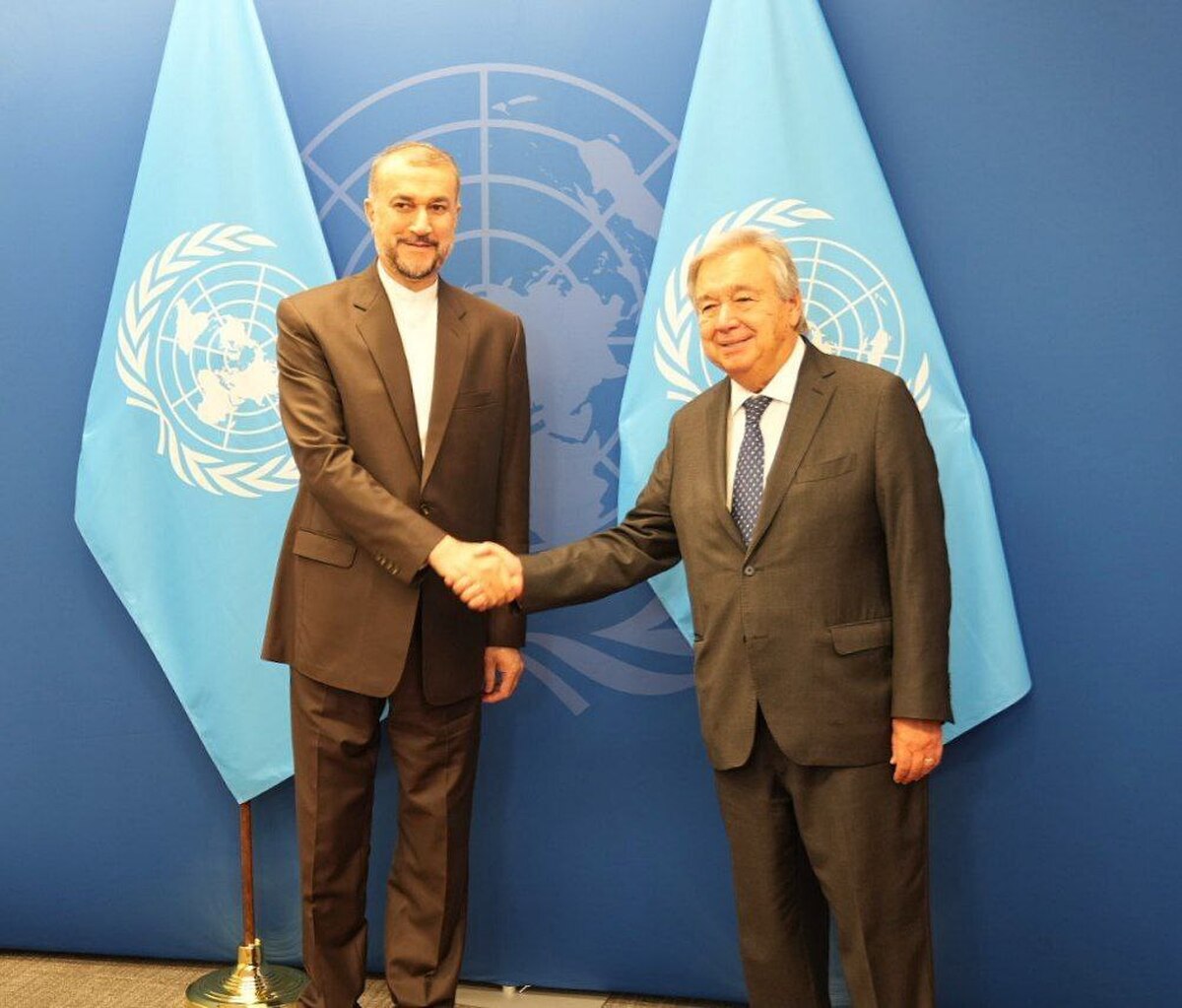 امیرعبداللهیان به گوترش: اقدامات آمریکا و انگلیس به تشدید تنش‌ در منطقه منجر می‌شود