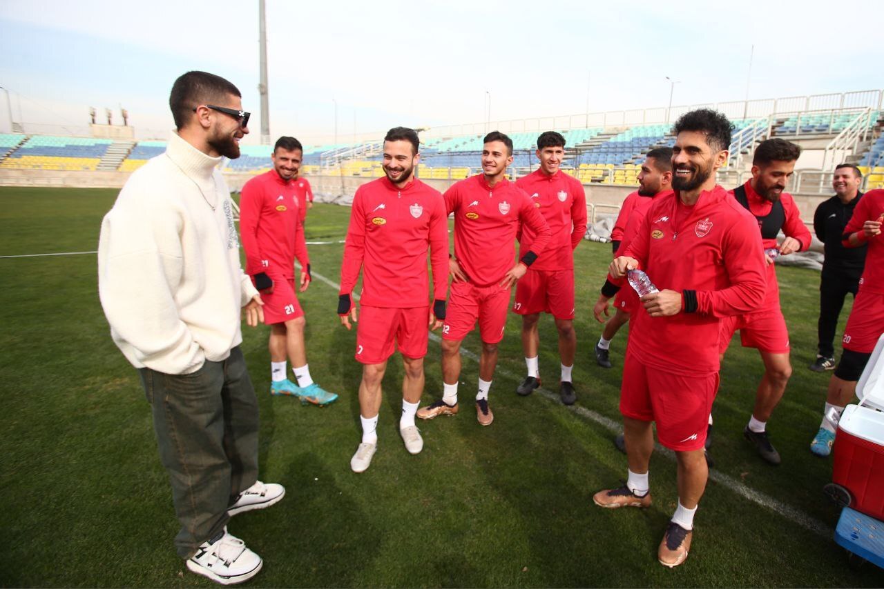 برگزاری تمرین سرخپوشان پس از خداحافظی میلاد