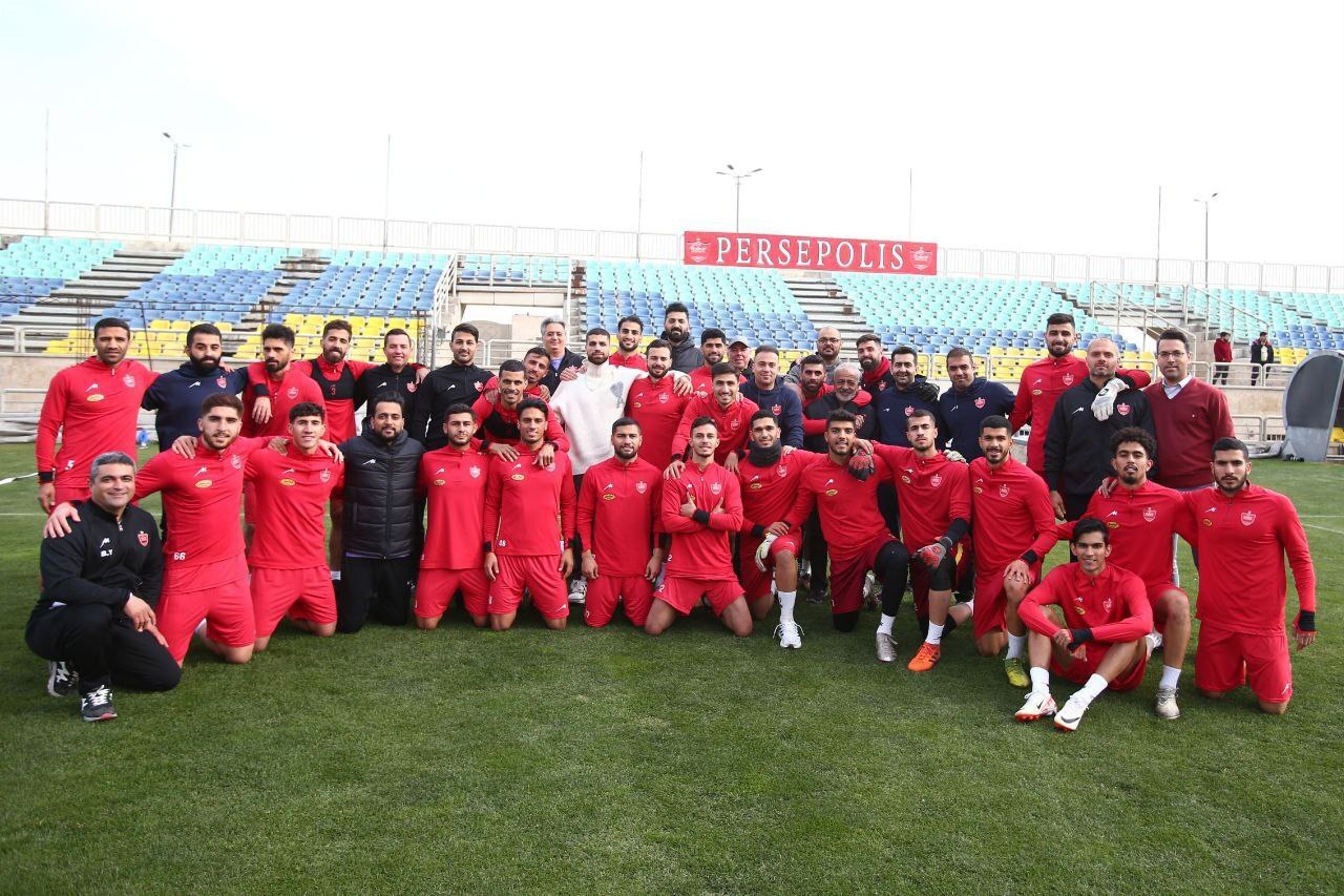 برگزاری تمرین سرخپوشان پس از خداحافظی میلاد