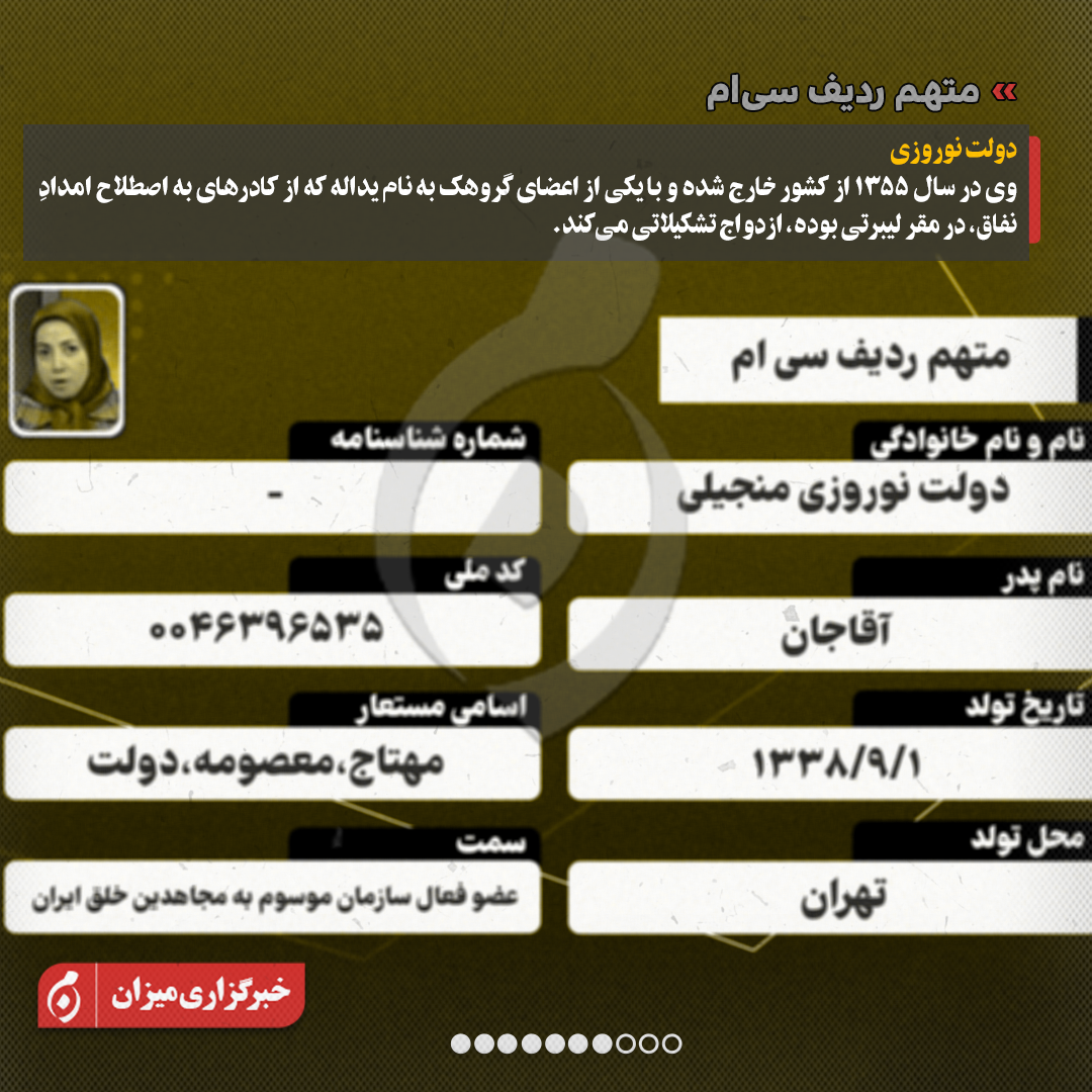 اینفوگرافیک | متهمان ردیف بیستوچهارم تا سیوسوم پرونده منافقین چه کسانی هستند؟ اینفوگرافیک | متهمان ردیف بیستوچهارم تا سیوسوم پرونده منافقین چه کسانی هستند؟