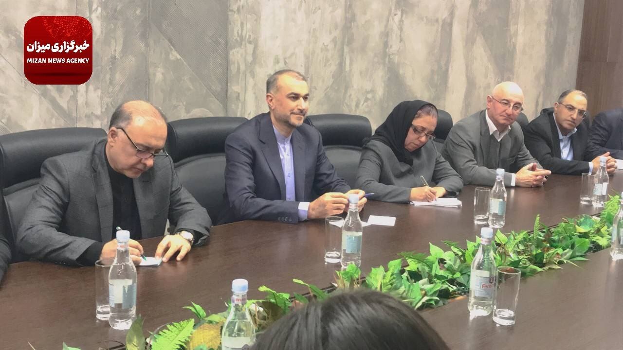 وزیر امور خارجه با دبیر شورای امنیت ملی ارمنستان دیدار کرد