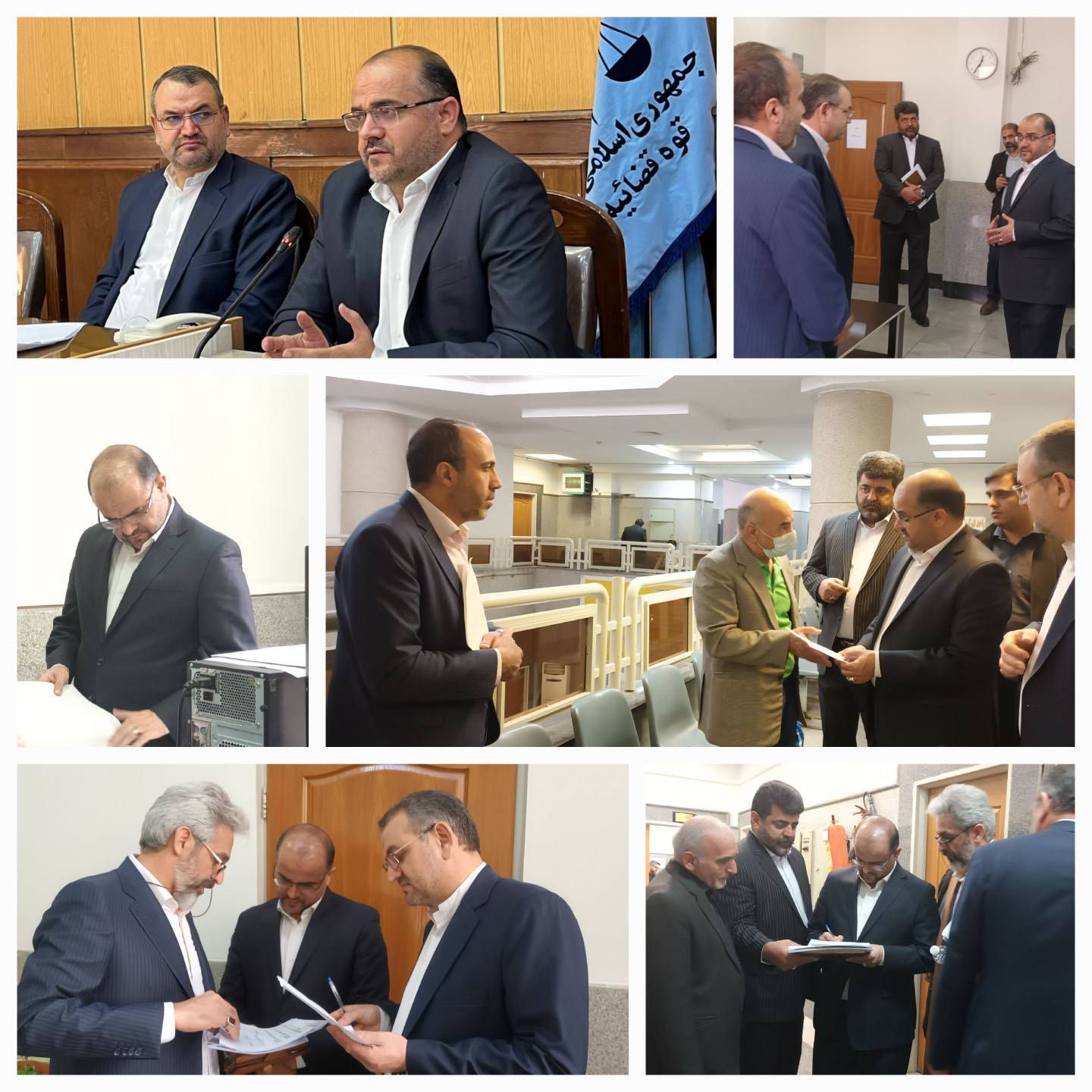 رئیس کل دادگاه‌های عمومی و انقلاب تهران از مجتمع قضایی شهید باهنر بازدید کرد