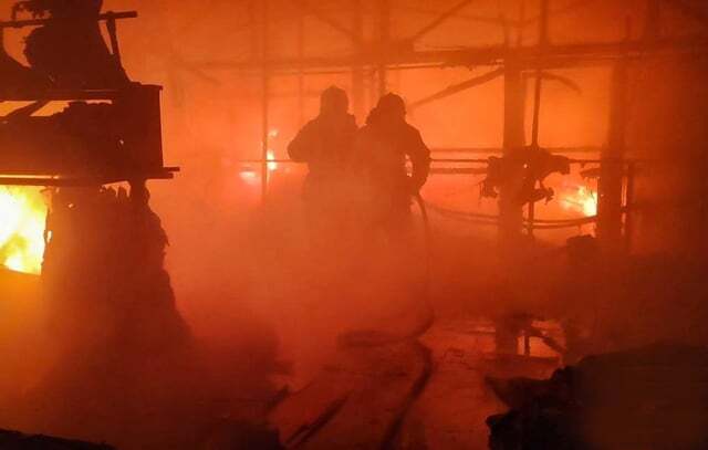 آتش‌سوزی در پایانه شرکت تولیدکننده گاز طبیعی روسیه