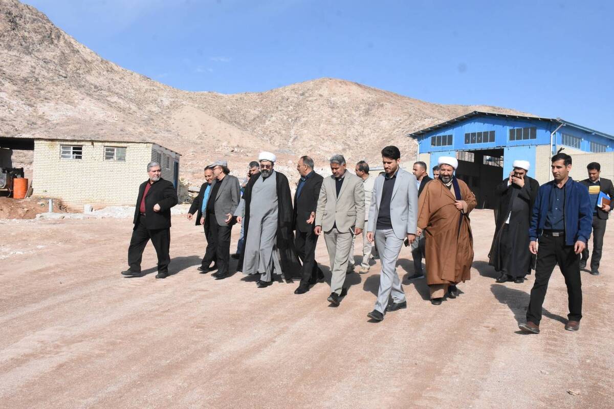 رئیس کل دادگستری خراسان جنوبی از معدن اشلانی دیهوک و فردوس بازدید کرد