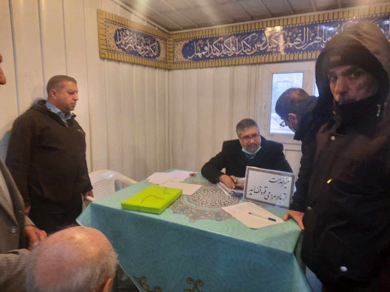 برپایی میز خدمات قضایی در نماز جمعه تهران