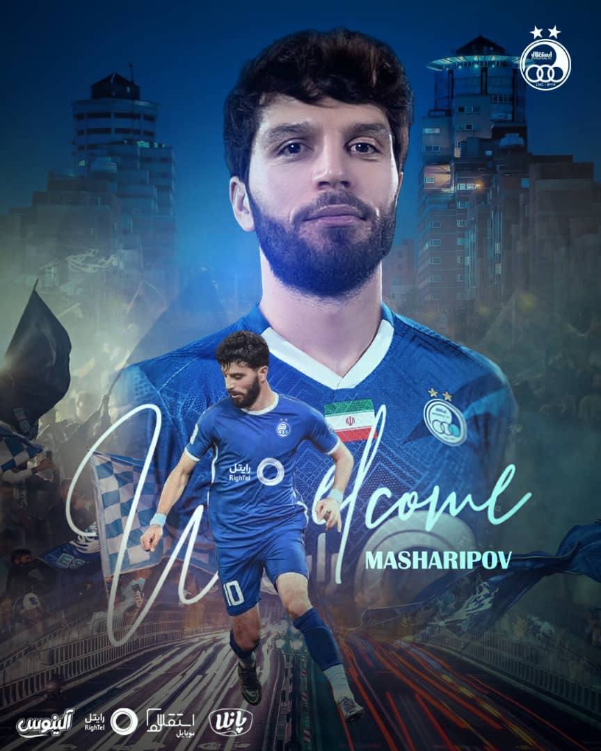 کاپیتان تیم ملی فوتبال ازبکستان به استقلال پیوست + عکس